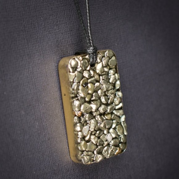 Pyrite Orgonite Pendant - Picture 3 of 3